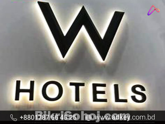 Stainless Steel Face and PVC Back New Style PVC Letter